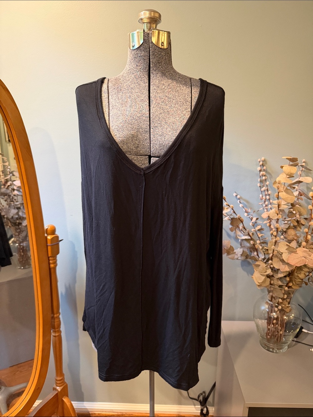 Free People Oversized Drop-Shoulder Top